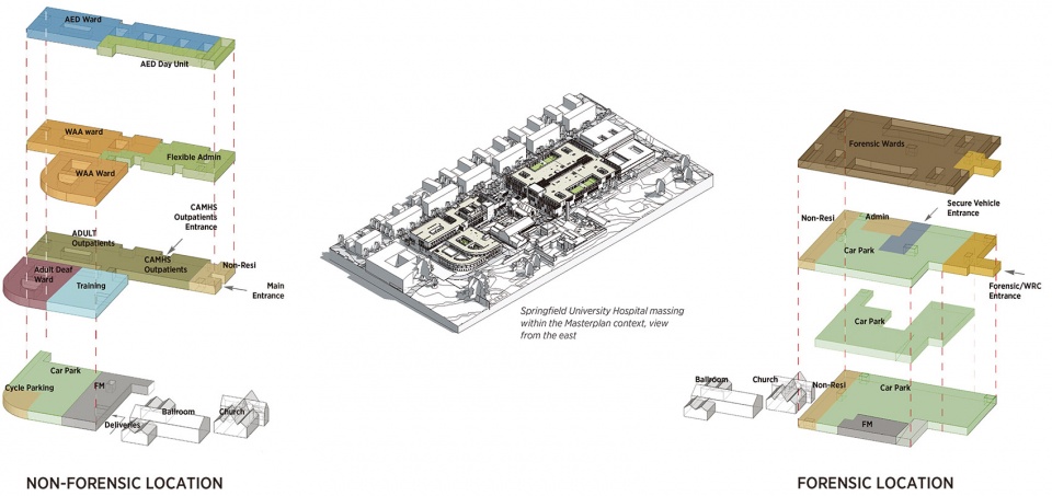 springfield university hospital by c f moller architects