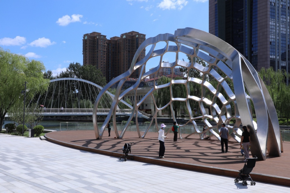 beijing liangma river waterfront landscape corridor by aecom