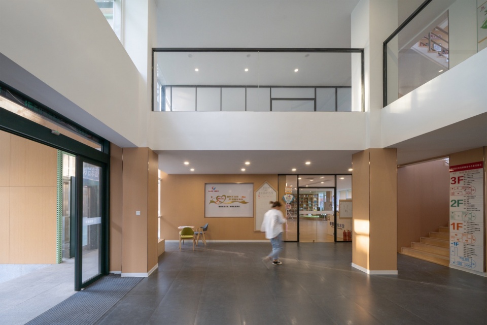 the qinghuayuan intergenerational community center renovation by atelier xi