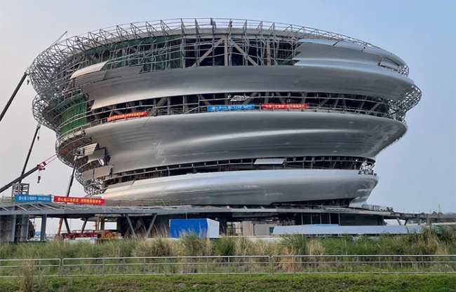 Hainan Science Museum designed by MAD Completes Main Structure Construction