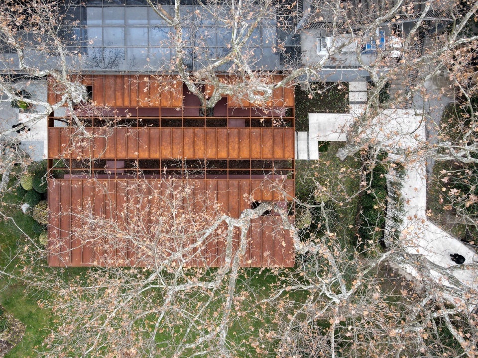 coffee shed of luxun park by shisuo design