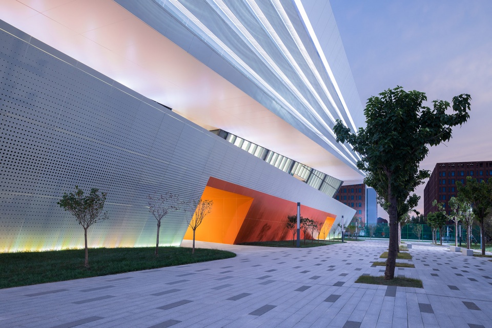 bohai university of science and technology gymnasium by adcas