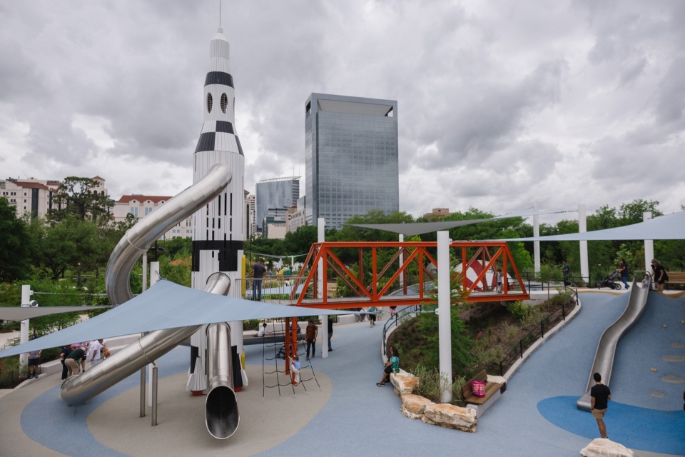 hermann park conservancy by michael van valkenburgh associates
