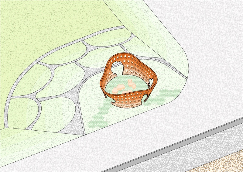 three ecological pavilions by the sea by hcch studio