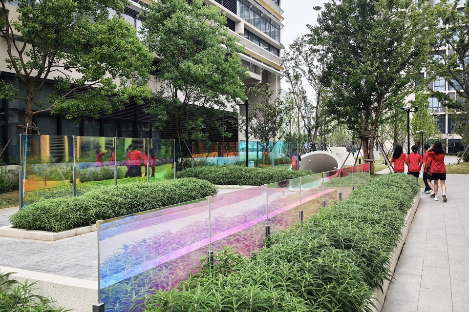 suzhou mountain bilingual school landscape by open zscape