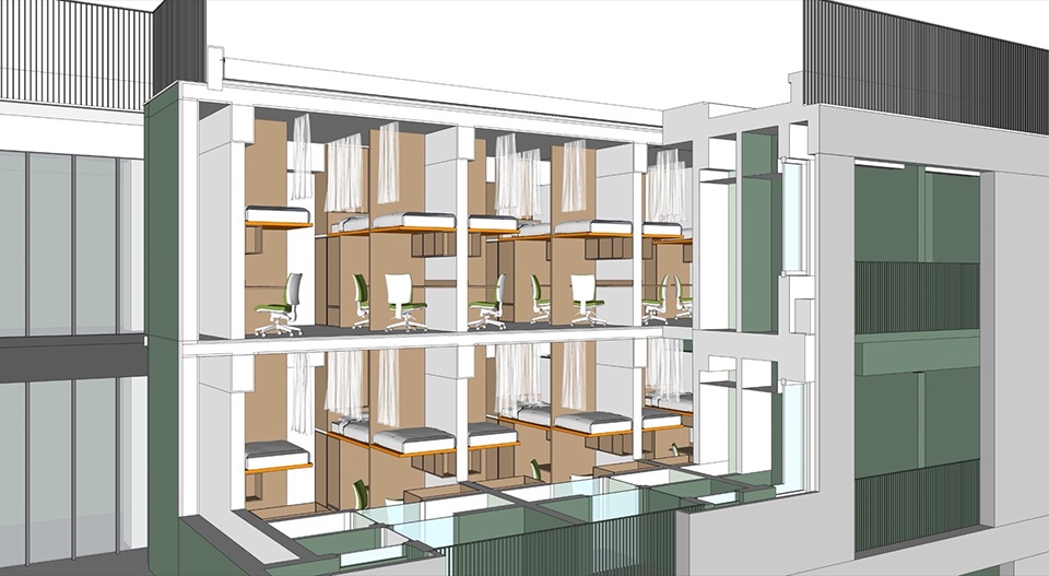 Xiufeng Student Apartment Complex China by THAD