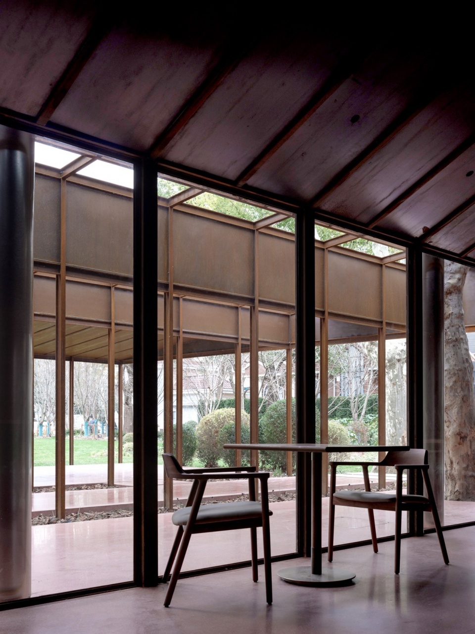 coffee shed of luxun park by shisuo design