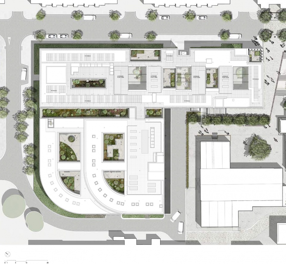 springfield university hospital by c f moller architects