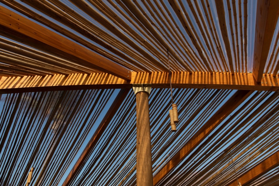 folhas sagradas pavilion by atelier daniel florez