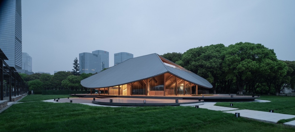 jinji lake pavilion no 1 by galaxy arch
