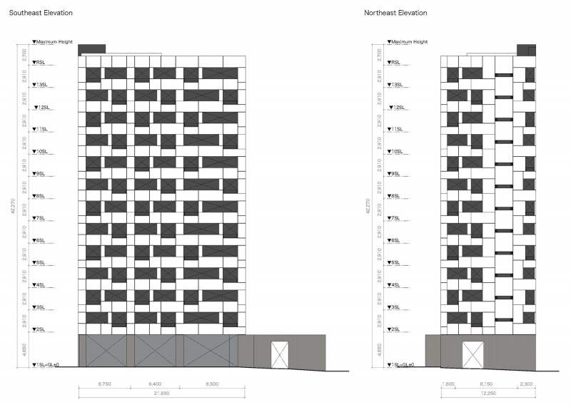 monochrome in fukuoka by sako architects