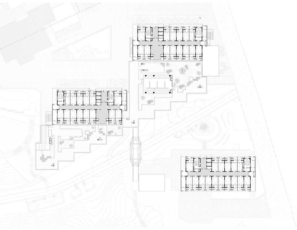 Xiufeng Student Apartment Complex China by THAD uef