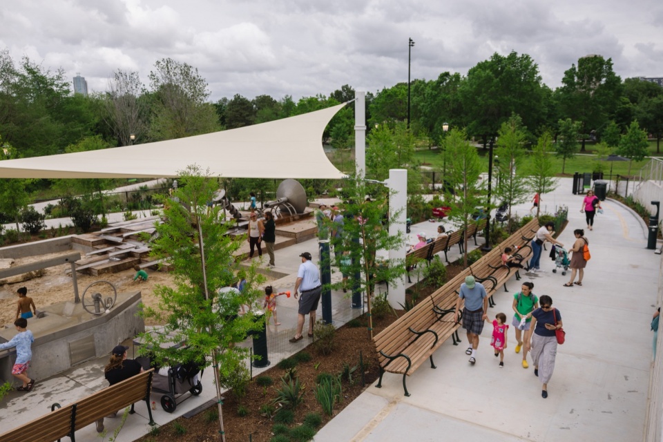 hermann park conservancy by michael van valkenburgh associates