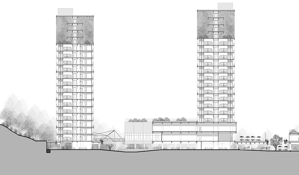 Xiufeng Student Apartment Complex China by THAD