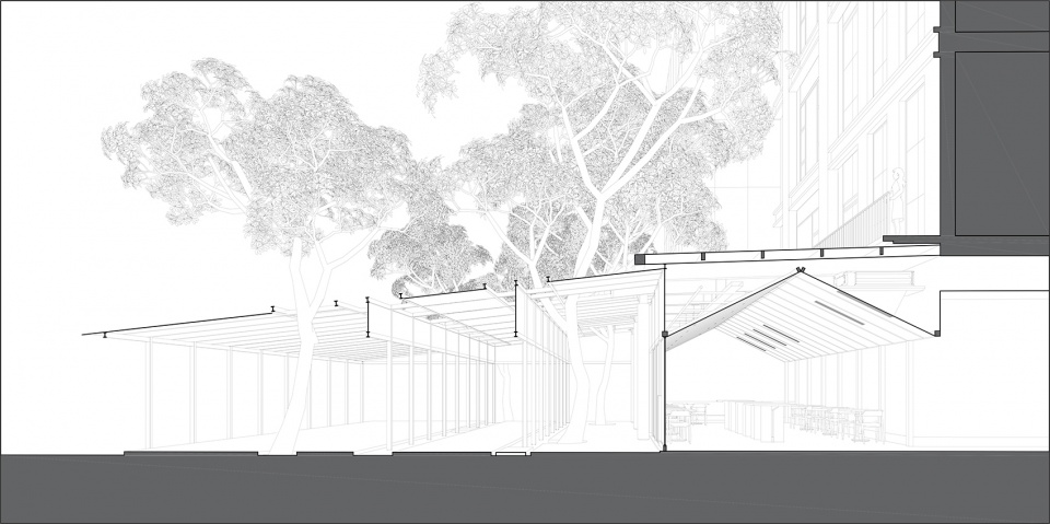 coffee shed of luxun park by shisuo design