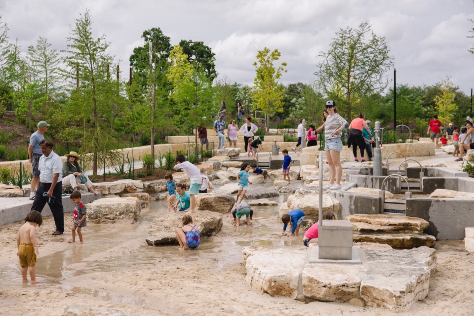 hermann park conservancy by michael van valkenburgh associates