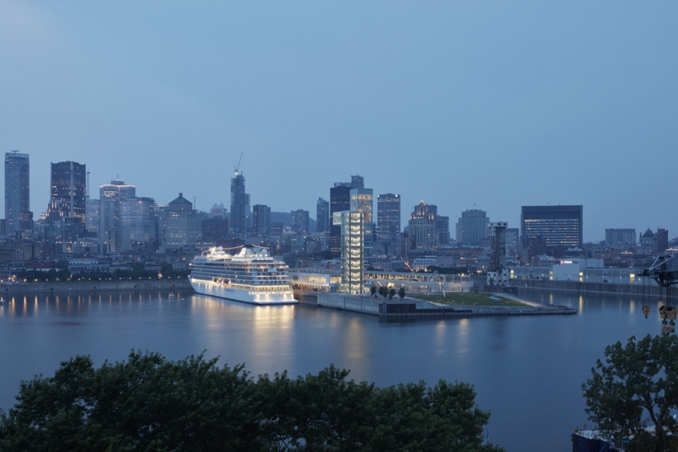 Port of Montreal Tower and Grand Quai Provencher Roy and NIPPAYSAGE