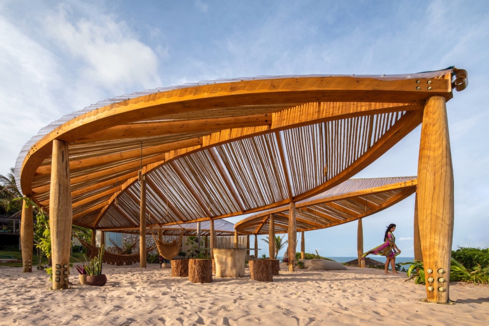 folhas sagradas pavilion by atelier daniel florez