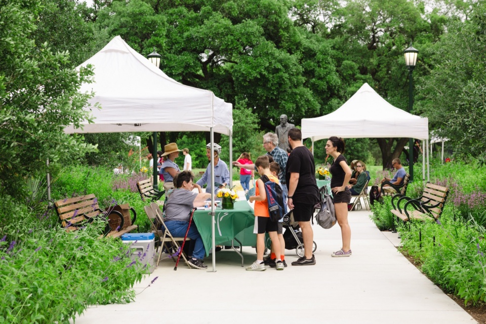 hermann park conservancy by michael van valkenburgh associates