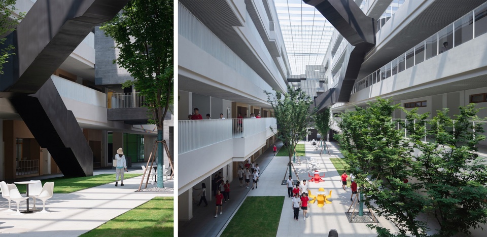 suzhou mountain bilingual school landscape by open zscape