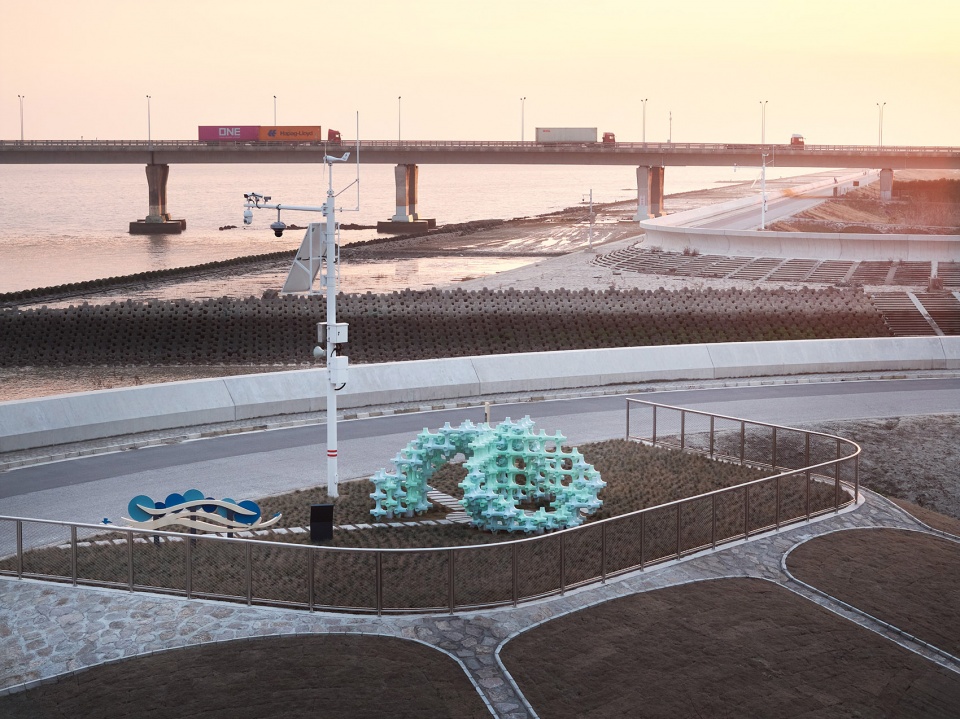 three ecological pavilions by the sea by hcch studio