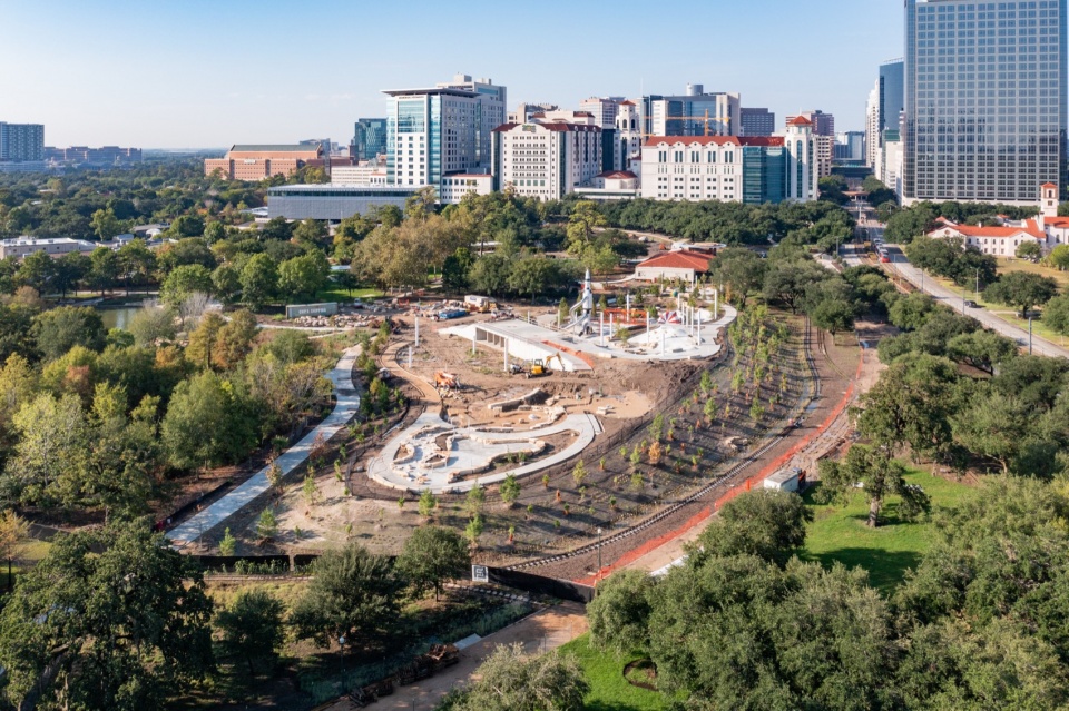 hermann park conservancy by michael van valkenburgh associates