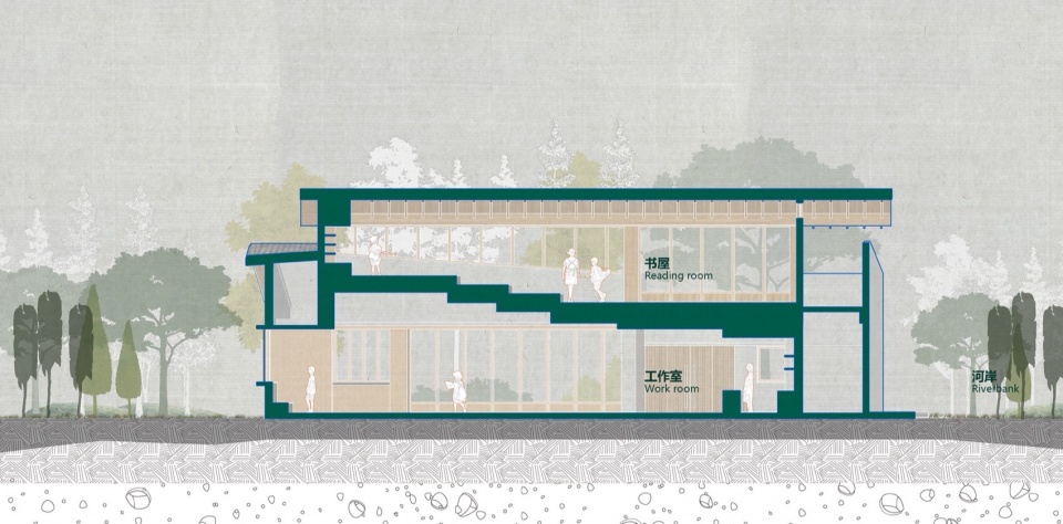 Longnan Village Bohong Library China by Sens Architects
