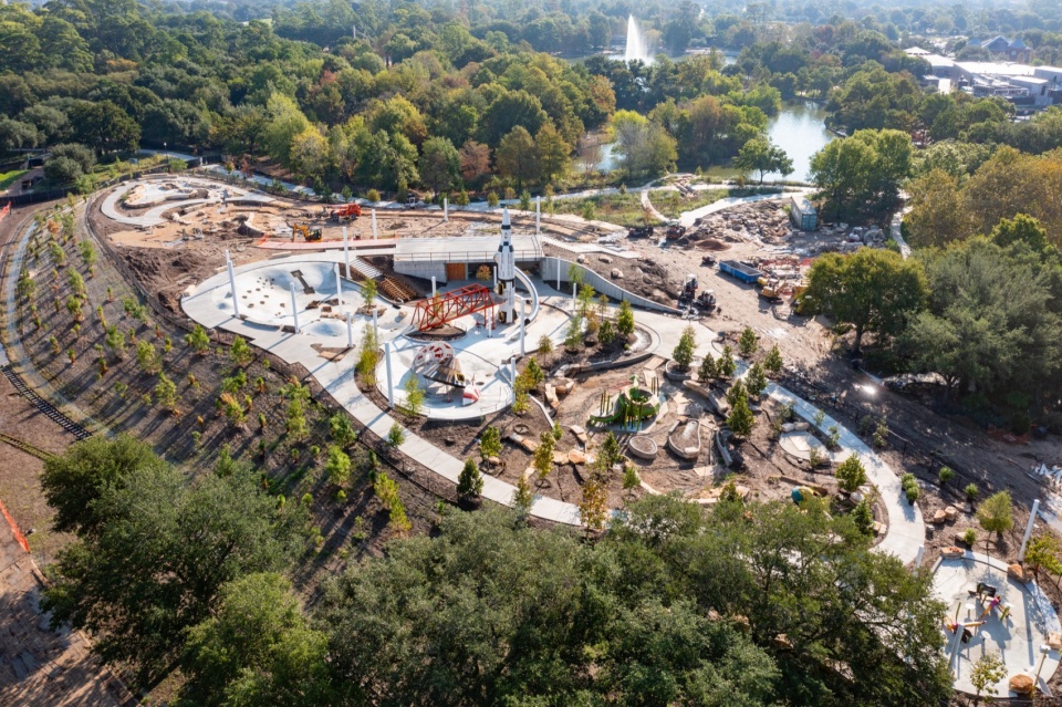 hermann park conservancy by michael van valkenburgh associates