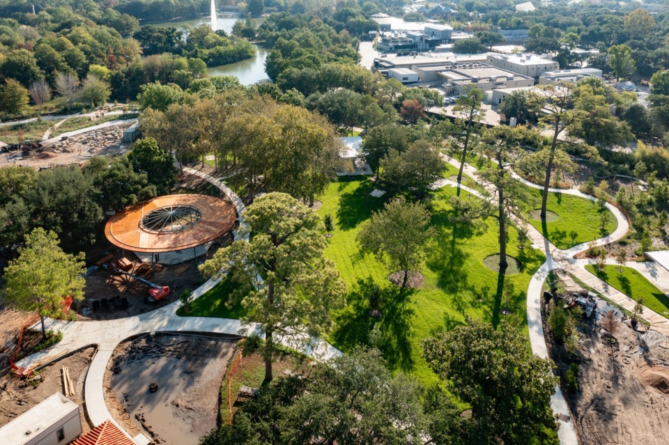 hermann park conservancy by michael van valkenburgh associates