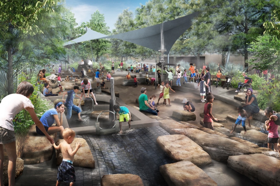 hermann park conservancy by michael van valkenburgh associates