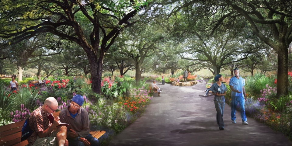 hermann park conservancy by michael van valkenburgh associates