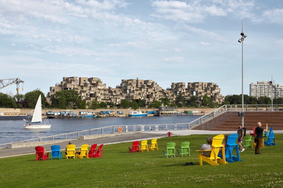 Port of Montreal Tower and Grand Quai Provencher Roy and NIPPAYSAGE