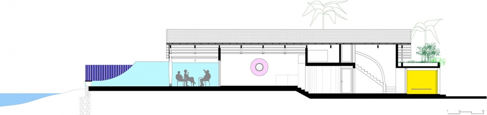 gutter house by atelier daniel florez