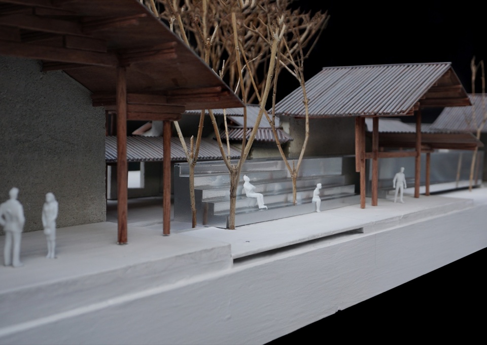 1 75 混凝土剖面模型 1 to 75 Concrete section model ©迹·建筑事务所TAO
