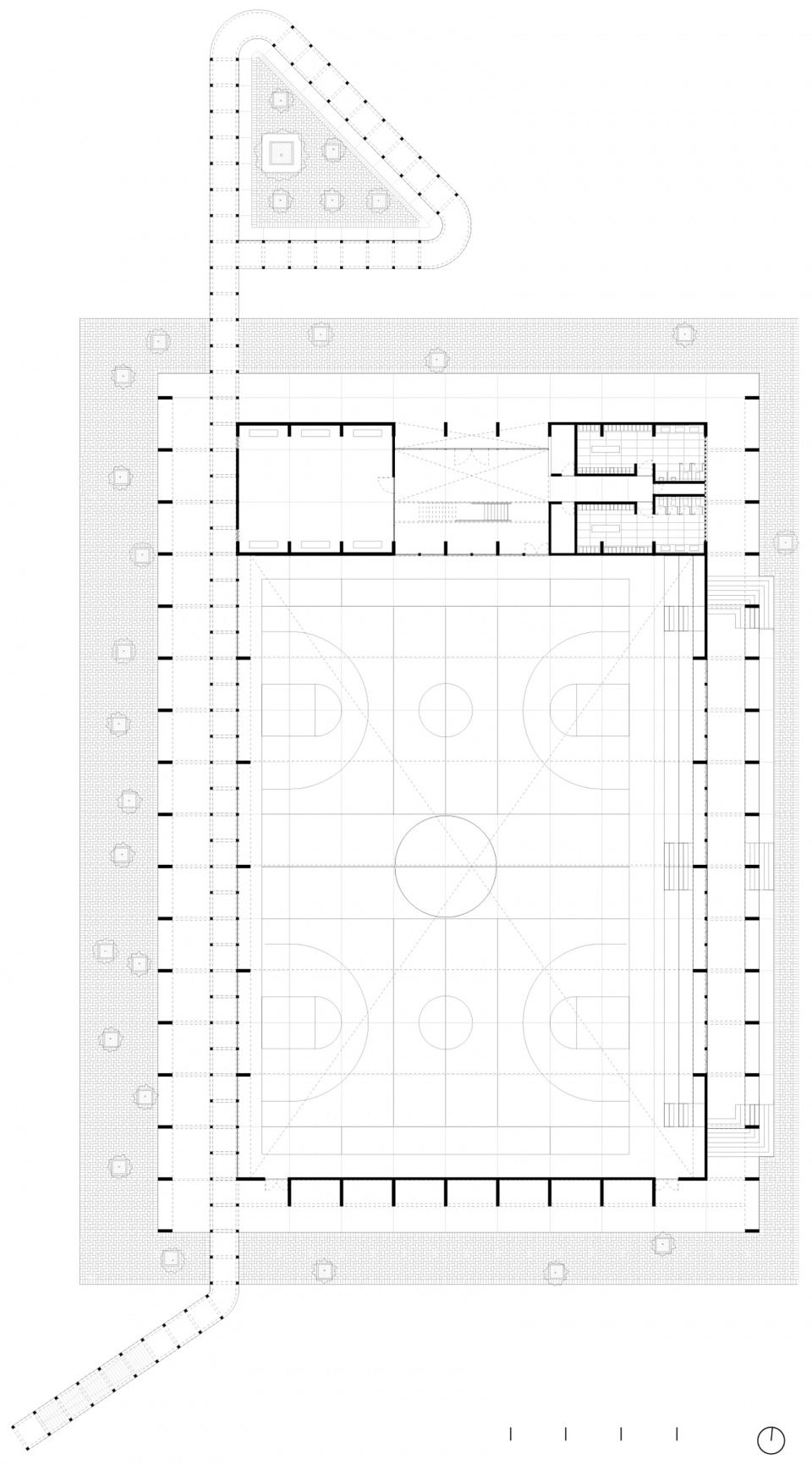 Planta Baja Polideportivo de Alto Rendimiento Polideportivo Estadio MVI Polideportivo Estadio MVI CCA I Bernardo Quinzaños