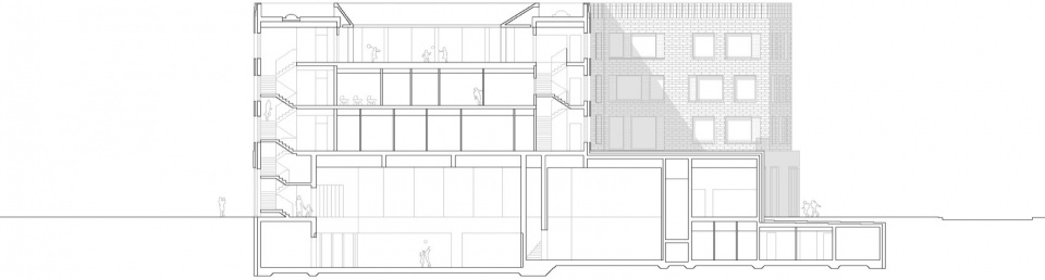 public facilities building at jonction geneva by lacroix chessex