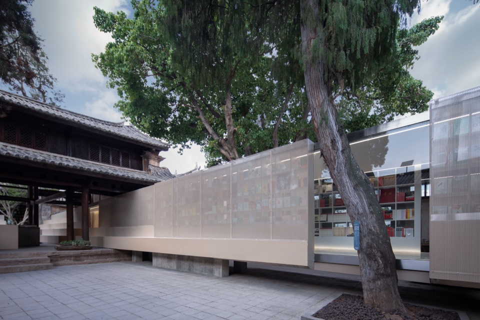 书廊外侧 Exterior side of book gallery ©存在建筑 建筑摄影 Arch Exist Photography