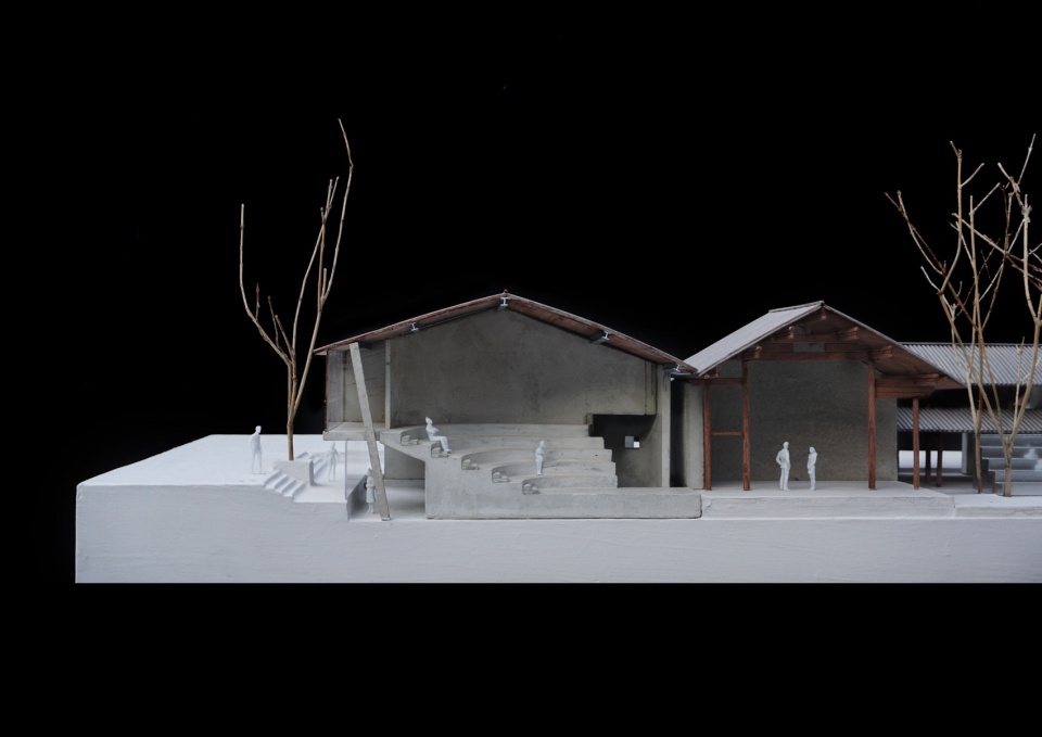 1 75 混凝土剖面模型 1 to 75 Concrete section model ©迹·建筑事务所TAO