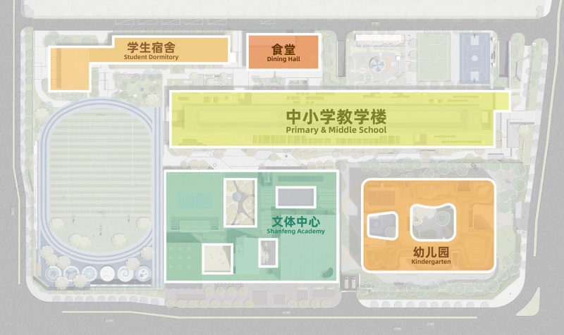 suzhou mountain bilingual school landscape by open zscape