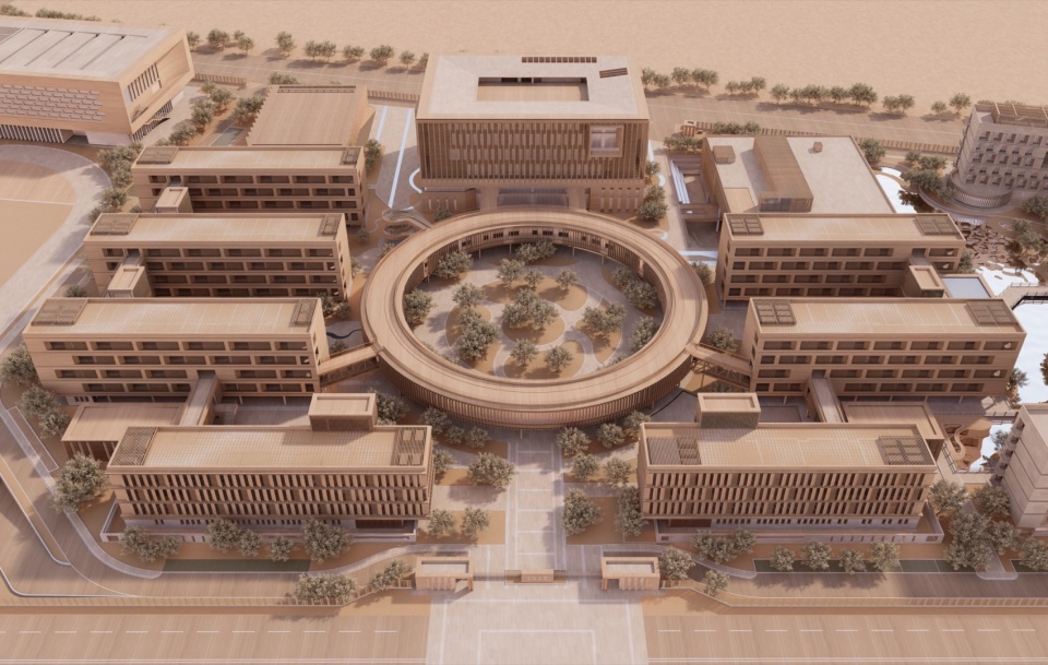 模型鸟瞰图 华工院