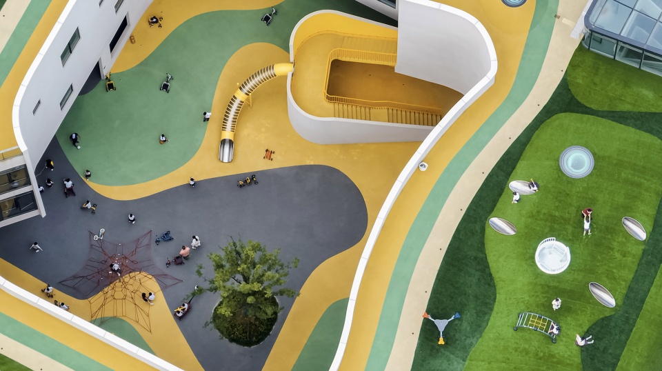 suzhou mountain bilingual school landscape by open zscape