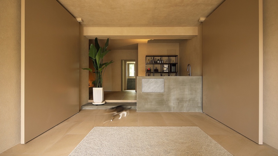 堂屋Central Room the rustic house by atelier habitant