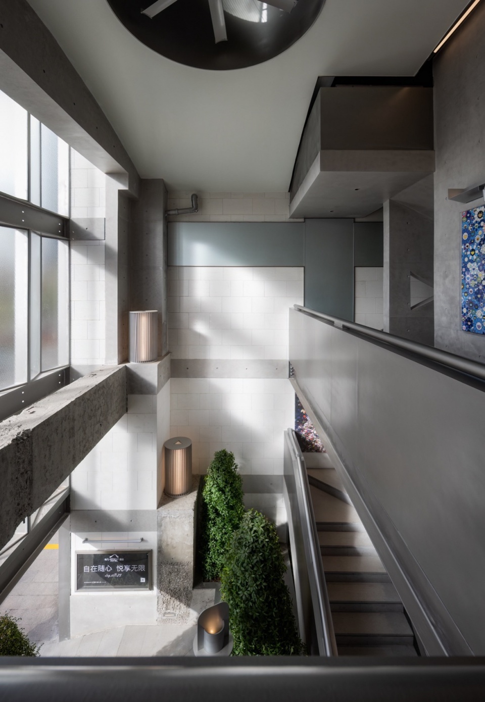 挑空区域 joystay hotel by huizong design and research office