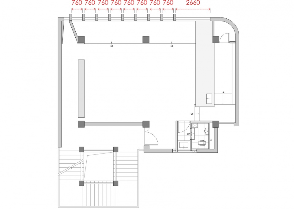 八格小洞口和一格大洞口 shan ye by no10 architects