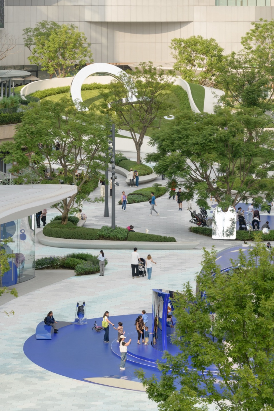 chengdu mixc public plaza renovation by flo