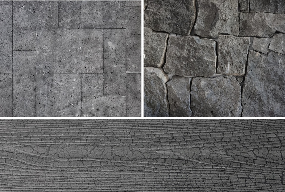 火山岩与碳化木©拾号建筑 shan ye by no10 architects