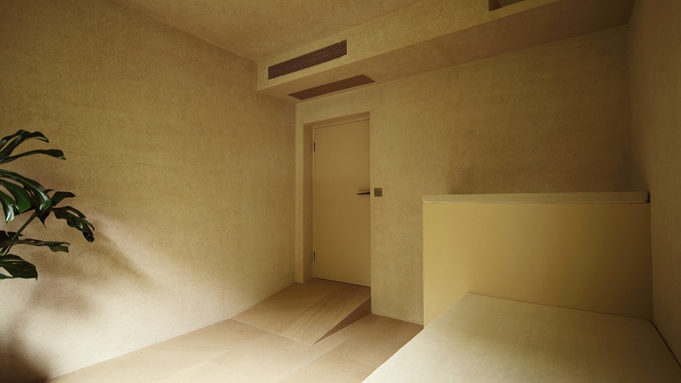 居室 Bedroom the rustic house by atelier habitant