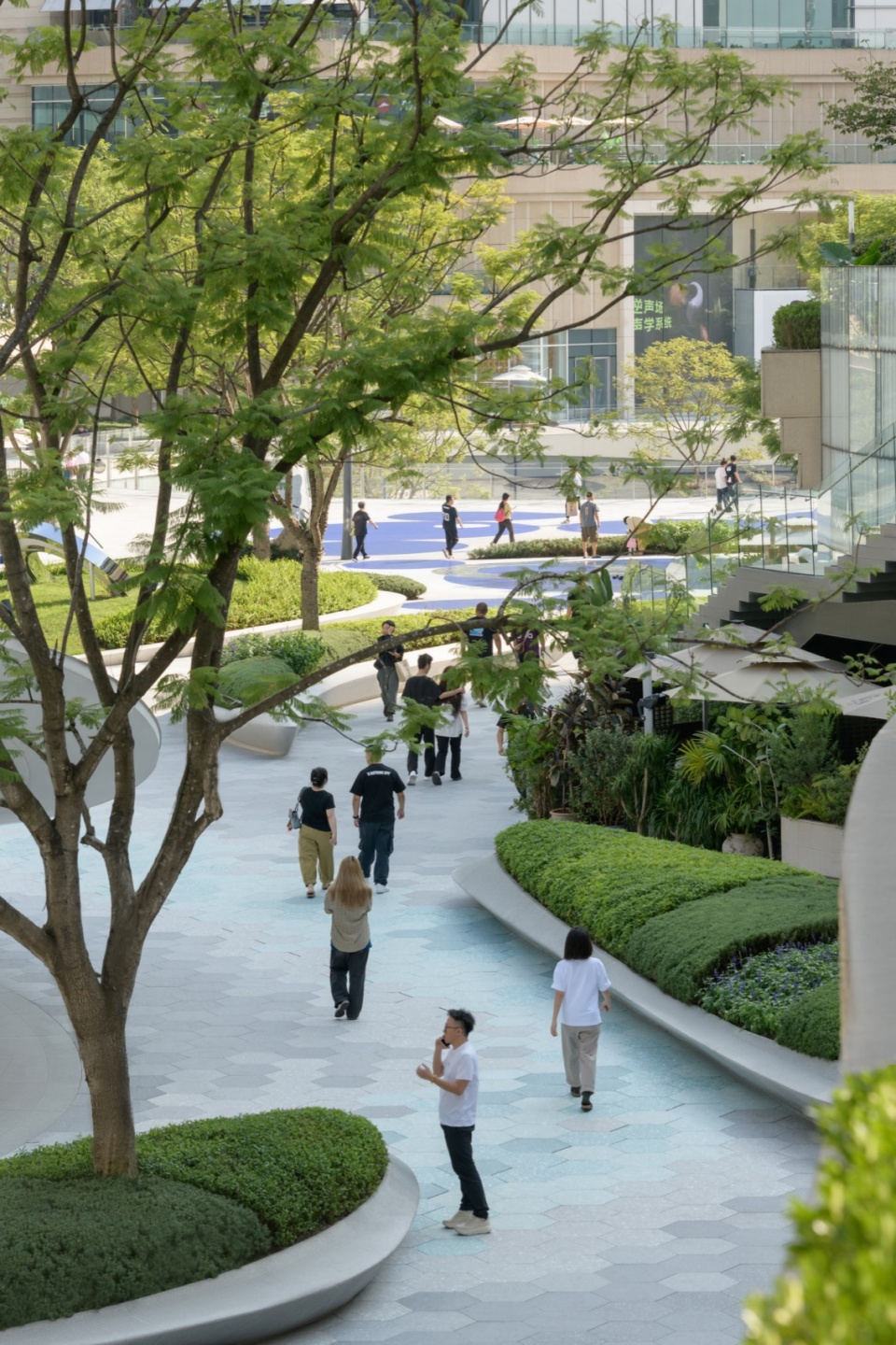 chengdu mixc public plaza renovation by flo