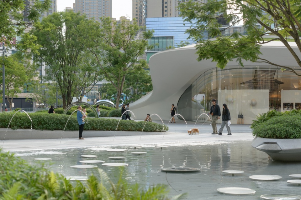 chengdu mixc public plaza renovation by flo