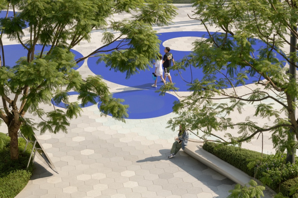 chengdu mixc public plaza renovation by flo